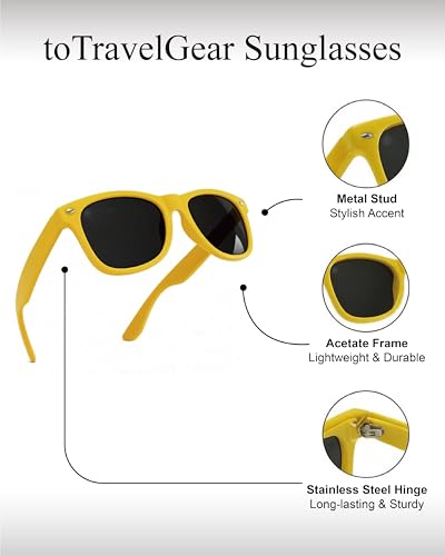 Polarized Sunglasses for Women Men Trendy Rectangle Sun Glasses, Classic Designer Shades for UV Protection - Image 4