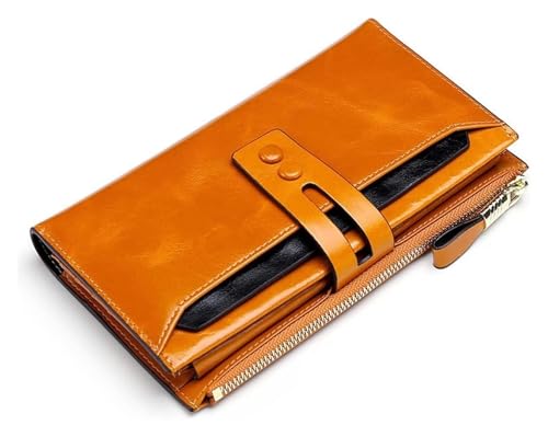 Card Bag,wallet, Card Bag,Fashion Women Leather Wallets Female Wallet Genuine Leather Ladies Purse Hasp Women Purses Long Card Holder(Black)3