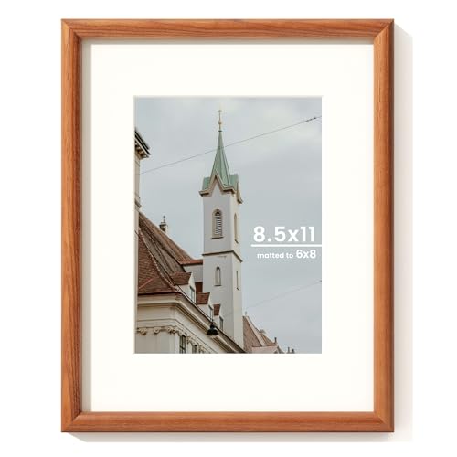 Axeman 8.5 by 11 Wood Frame - 8.5 x 11