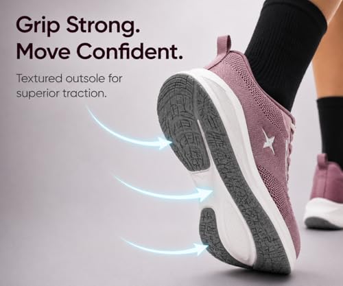 Image of Kraasa Men's Running Shoes | Breathable Mesh Upper | Lightweight Phylon Sole | Cushioned EVA Insole | Comfortable Sports & Casual Sneakers for Gym, Walking & Daily Use