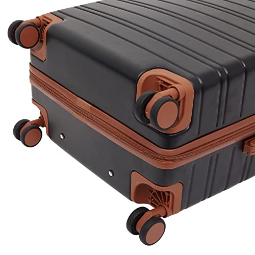 Image of Travelers Club 2PC or 20 inch Navigate Luggage Set, Black, 20 inch Carry-On