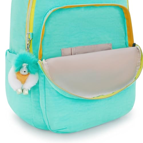 Image of Kipling Women's Seoul Fc 15 inch Laptop Backpack, Durable, Roomy with Padded Shoulder Straps, Built-In Protective Sleeve