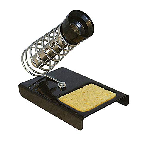 Liyafy Soldering Iron Holder Solder Iron Stand Black Base And 1Pc Ball Shell Holder With Soldering Tip Cleaner thumb #1