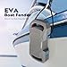 VIVOHOME EVA Boat Fenders 4 Pack for Docking, Boat Bumpers with Nylon Rope, and Fixed Lock Fit for Yachts, Sailing Dinghies, Bass Boats, Gray