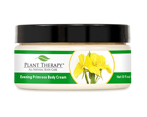 Plant Therapy Evening Primrose Body Cream 8 oz Aromatherapy All Natural Unscented Base