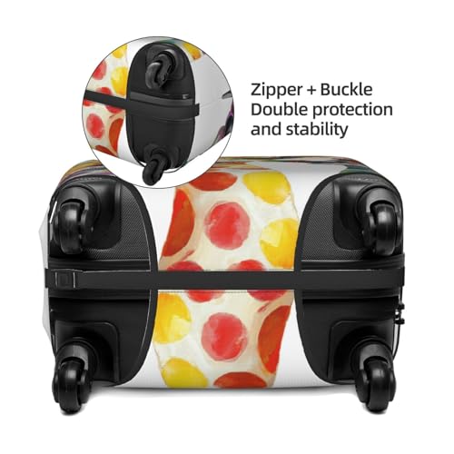 Three Cute Giraffes Elastic Travel Luggage Covers Dustproof Scratch-Resistant Suitcase Protector Fit 22-24 Inch2