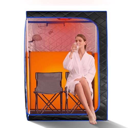 ZONEMEL 2 Person Portable Full Spectrum Infrared Sauna, Full Size