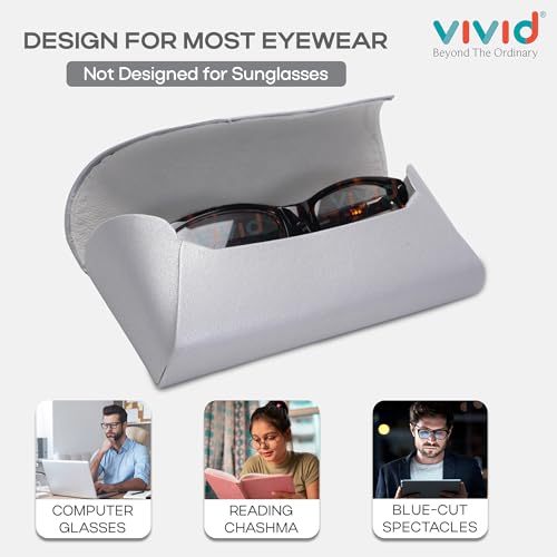 Image of VIVID Unisex Specs Magnetic Eyewear Dabbi Faux Leather Hard Case Cover