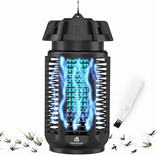 Homesuit Bug Zapper Outdoor and Indoor 20W, 4300V Electric Mosquito Zapper Indoor, Waterproof Outdoor Bug Zapper, Mosquito Trap, Electronic Mosquito Killer, Insect Trap for Home Garage Backyard Patio