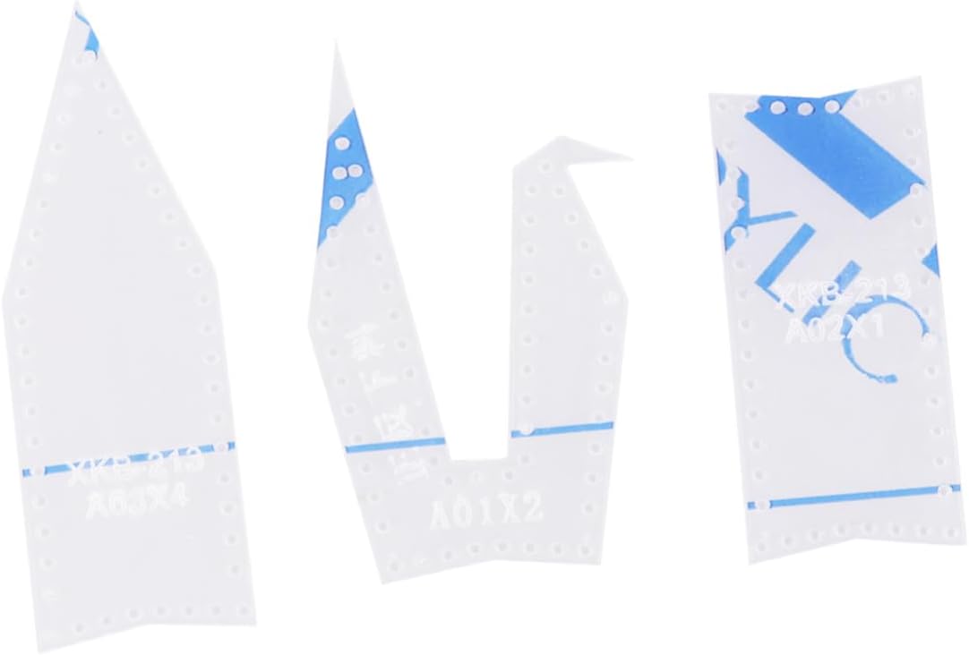 Lurrose 3pcs Leather Craft DIY Tool Acrylic Paper Crane Pattern Stencil Paper Crane Template for Hanging Decor