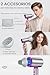Imagen de DMTIVMG Secador de Pelo 2400W con Tecnología Iónica Difusor Boquilla Hair Dryer Termostato Inteligente 3 Niveles de Calor y 2 Velocidades Uso Doméstico y Viajes