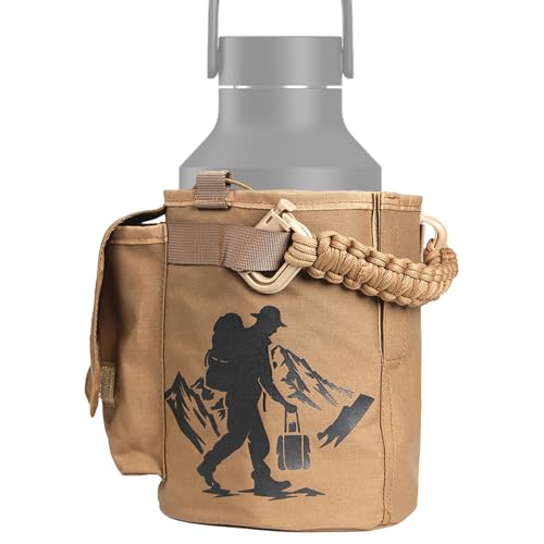 Bolsa para Botella de Agua | Portabotellas Portátil,Capacidad 2L Térmica Aislamiento Resistente Roturas Tela Oxford Playa Acampada Senderismo Deportes Al Aire Libre