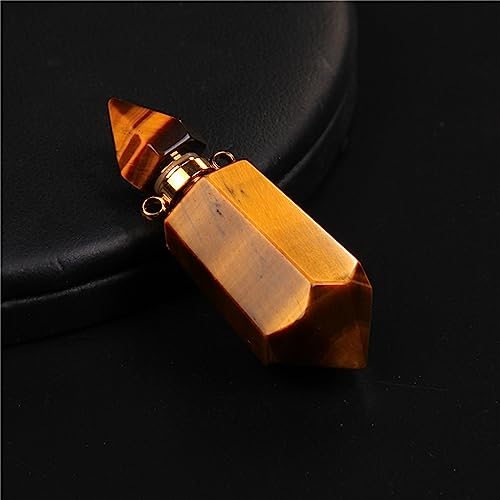 1 colgante de botella de perfume difusor de aceite de amatista de...