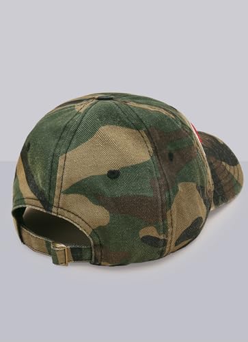 Image of Free Authority Official NASA Embroidered Camouflage Cap for Men & Women | Adjustable Closure