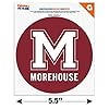 Morehouse College Primary Logo Automotive Car Window Locker Circle Bumper Sticker #5