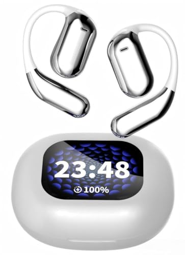 Fones de ouvido de tradução de IA sem fio de alta precisão - Tradutor em tempo real de 144 idiomas com tela LCD sensível ao toque, ideal para viagens, negócios e escritório, compatível com Android