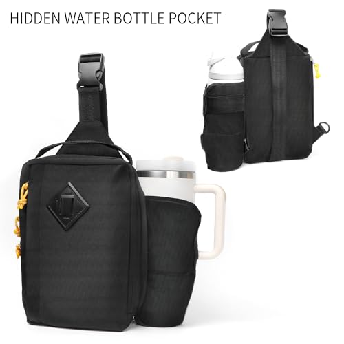 Image of FASTFAIRY Lightweight Waterproof Trendy Sling Bag: Nylon Crossbody Shoulder Purse - Traveler Commuter Women -Trip Vacation
