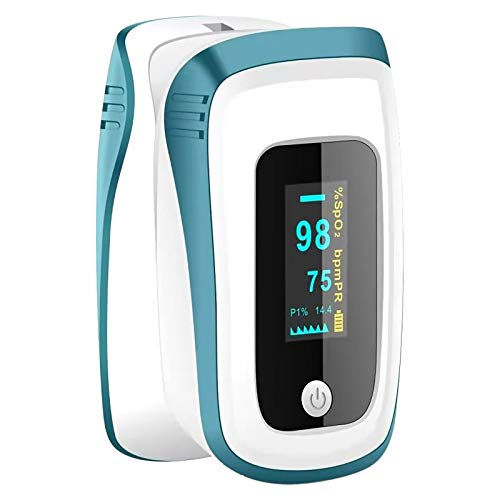 Fingertip_Pulse_Oximeter, Fingertip Blood Oxygen Saturation Monitor(Sp_O2) PR_PI Heart-Rate Monitor, Portable Digital Reading LED Screen Display