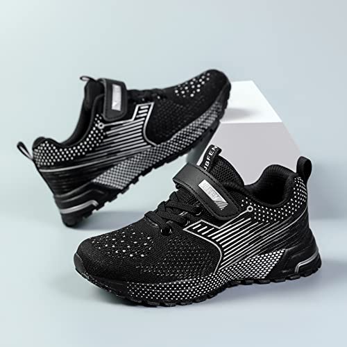 UBFEN Kids Sneakers Boys Girls Tennis Shoes for Running Athletic Walking Gym Sports Lightweight Breathable2