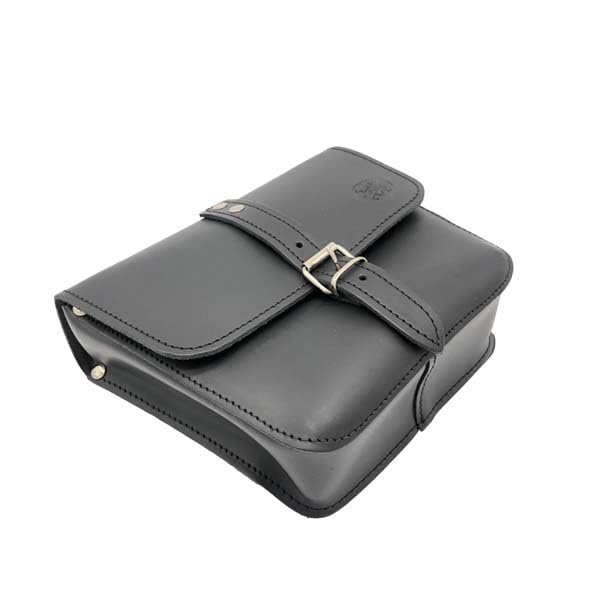 ExMoto Borsa nera da fianchetto laterale compatibile con MOTO GUZZI V7 III - V9 - V7 850 Special Edition