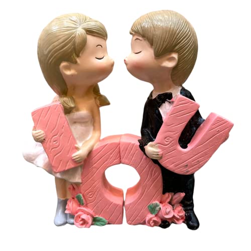 Image of AUGEN Polyresin Love Idol Statue Showpiece for Home Decor Decoration and Gifting (7532-C8, 15cm)