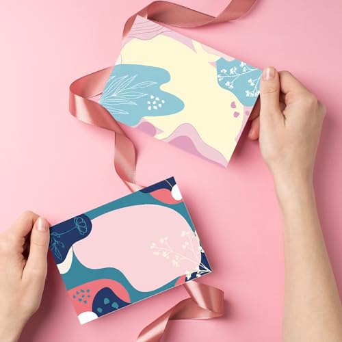 Image of Party Propz Blank Cards With Envelopes - Set of 15 Pcs Best Wishes Card For Gift Packing | Notecards With Envelopes | Greeting Card Paper | Multicolour (Cardstock)