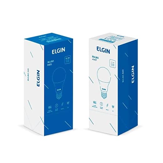 Lâmpada Bulbo LED A60 9W 6500K Elgin Caixa com 10 unidades Bivolt Luz Branca Fria