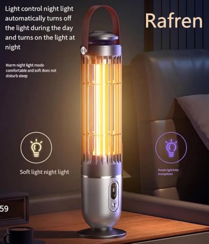 Image of Electric Mosquito Killer Lamp & Insect Bug Zapper Machine - Sensor Automatic On-Off Fly Catcher, LED Lamp Insect Killer for Home VB1