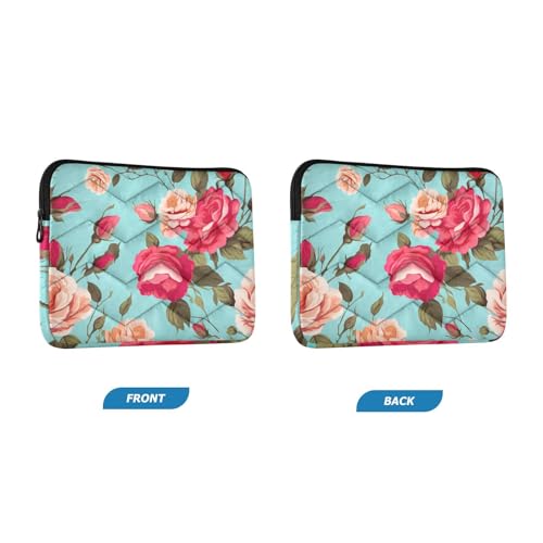 Funda para laptop Peony Rose Blue 13-14 pulgadas miniatura 2