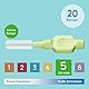 TePe Interdentalbürste, Extra Soft, Grün, 0,8 mm/ISO 5, 20 Stk., Plaque-Entfernung, effiziente Reinigung der Zahnzwischenräume, für große Lücken