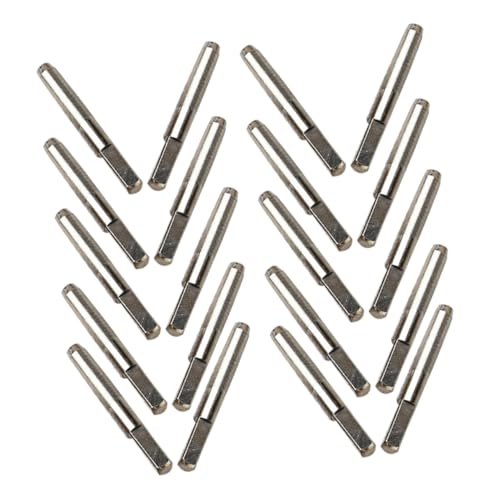 SUPVOX Lyre Harp Pin Nail 20pcs Replacement Tuning Pegs Lyre String Peg Easy to Install Firm Metal Construction