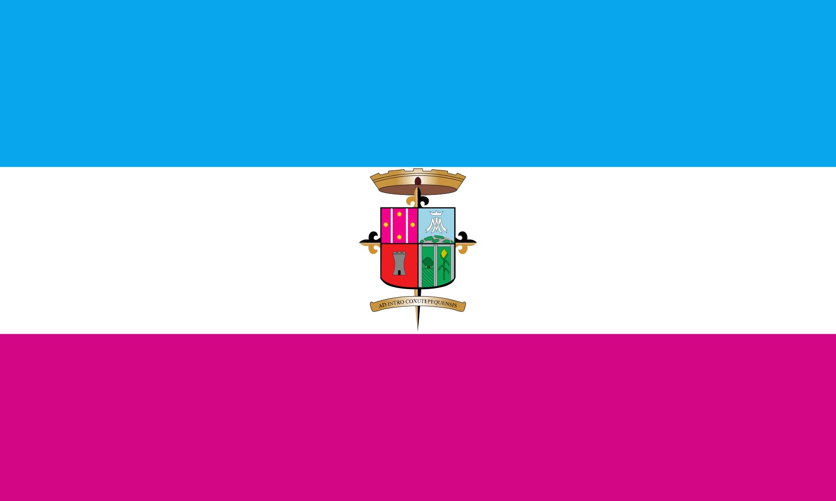 Drapeau Cojutepeque grand format en tissu résistant pour mât extérieur