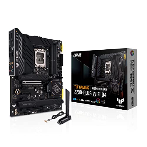 ASUS TUF Gaming Z790-Plus WiFi D4 ATX-moderkort för Intel 12/13 Gen