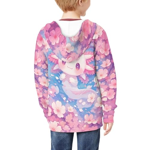 Image of Biyejit Kids Novelty 3D Graphic Printed Hooded Sweatshirt