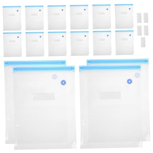 BEBEMOKO Food Preservation Vacuum Sealer Bags Reusable 25pcs Storage Bags for Kitchen Refrigerator Freezer