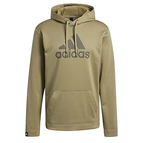 adidas Game and Go Pullover Hoodie Men's, Green, Size M