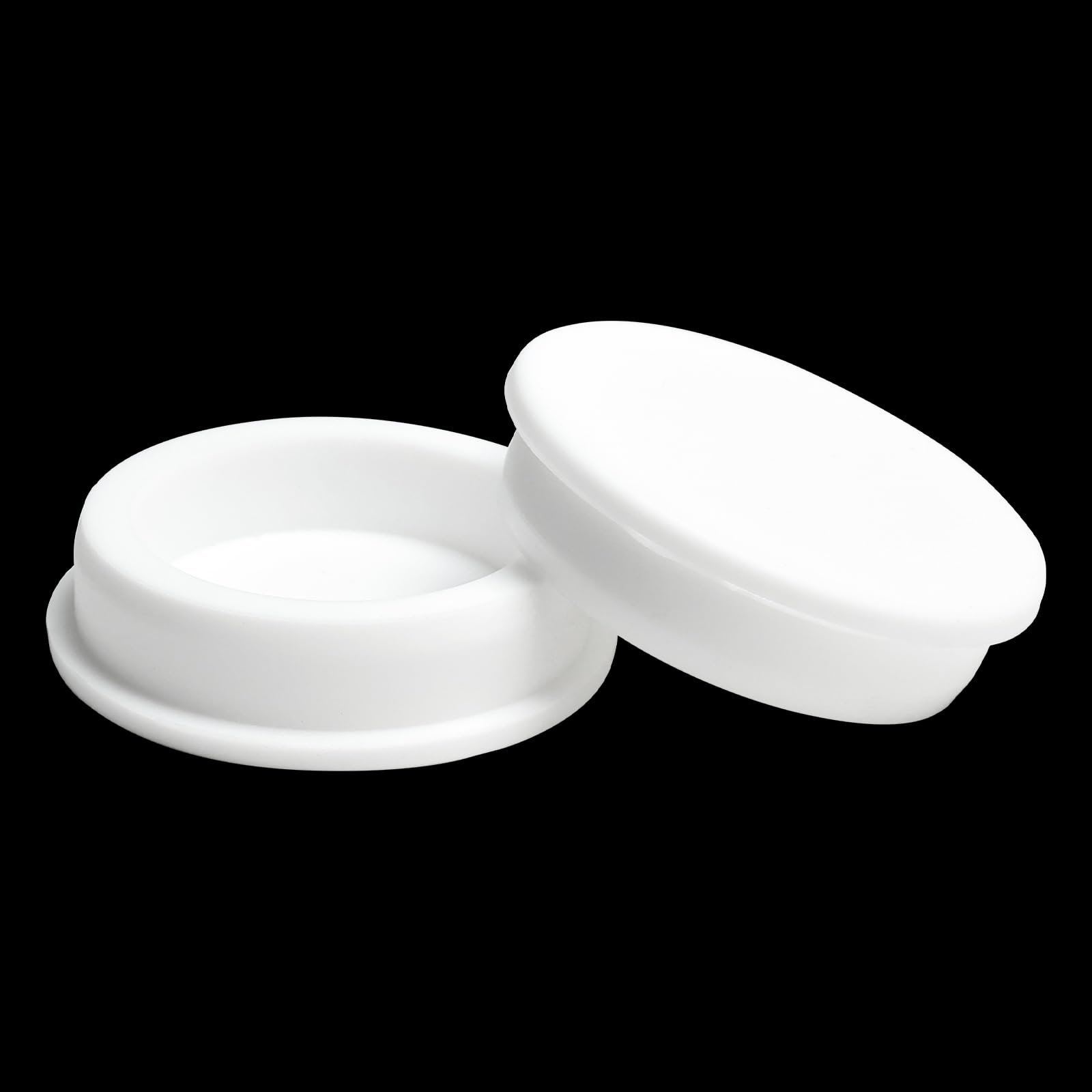2 Pcs 56.3 mm/2.22 in Silicone Rubber Plug for 55.3 mm Round Holes