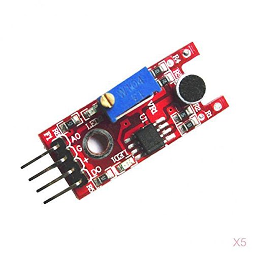 VELURA 5x Red High Sensitivity Sound Microphone Sensor Detection Module for |Business & Industrial | Automation, Motors & Drives | Drives & Motion Control-image-38