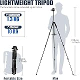 Adofys 76" Professional Tripod — view 6