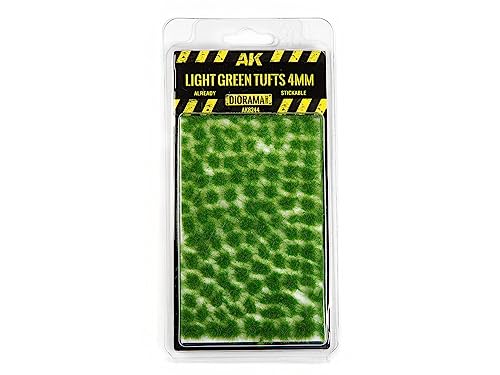 AK Interactive AK8244 Light Green Tufts 4mm