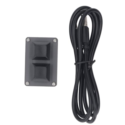 Marhynchus Teclado de 2 Teclas Mini Teclado USB Programable con Retroiluminación RGB Plug and Play para Copiar, Pegar, Cortar, Atajo, Script Personalizado