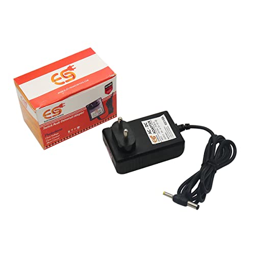 Electronic Spices 24v 1a Dc Power Supply Adapter with Two Male Pl...