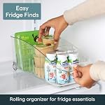YouCopia RollOut Fridge Drawer 6", BPA-Free Clear Rolling Refrigerator Organizer Bin with Adjustable Dividers and Handles for Produce, Food, Meal and Snack Storage - Image 3