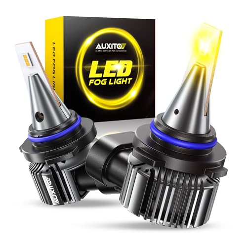 AUXITO 9006 HB4 3000K Amber LED Fog Light Bulbs