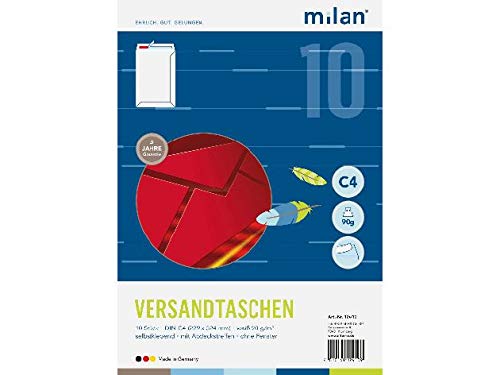 Preisvergleich Produktbild Versandtasche C4 Milan weiß 10er