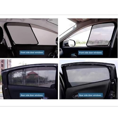 Tendine Parasole Auto Parasole Per Finestrini Laterali E Lunotto Posteriore Per Benz Per GLS GL 2012-2019, Visiera Parasole Isolante, Set Completo Tenda parasole(5PCS Front Rear Back)