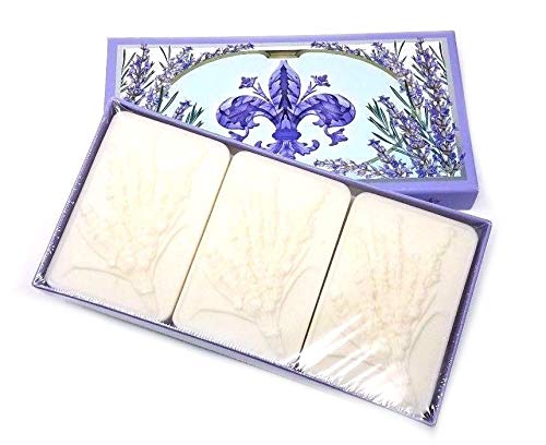 Three Soaps Scented With Lavender, 4.40oz each