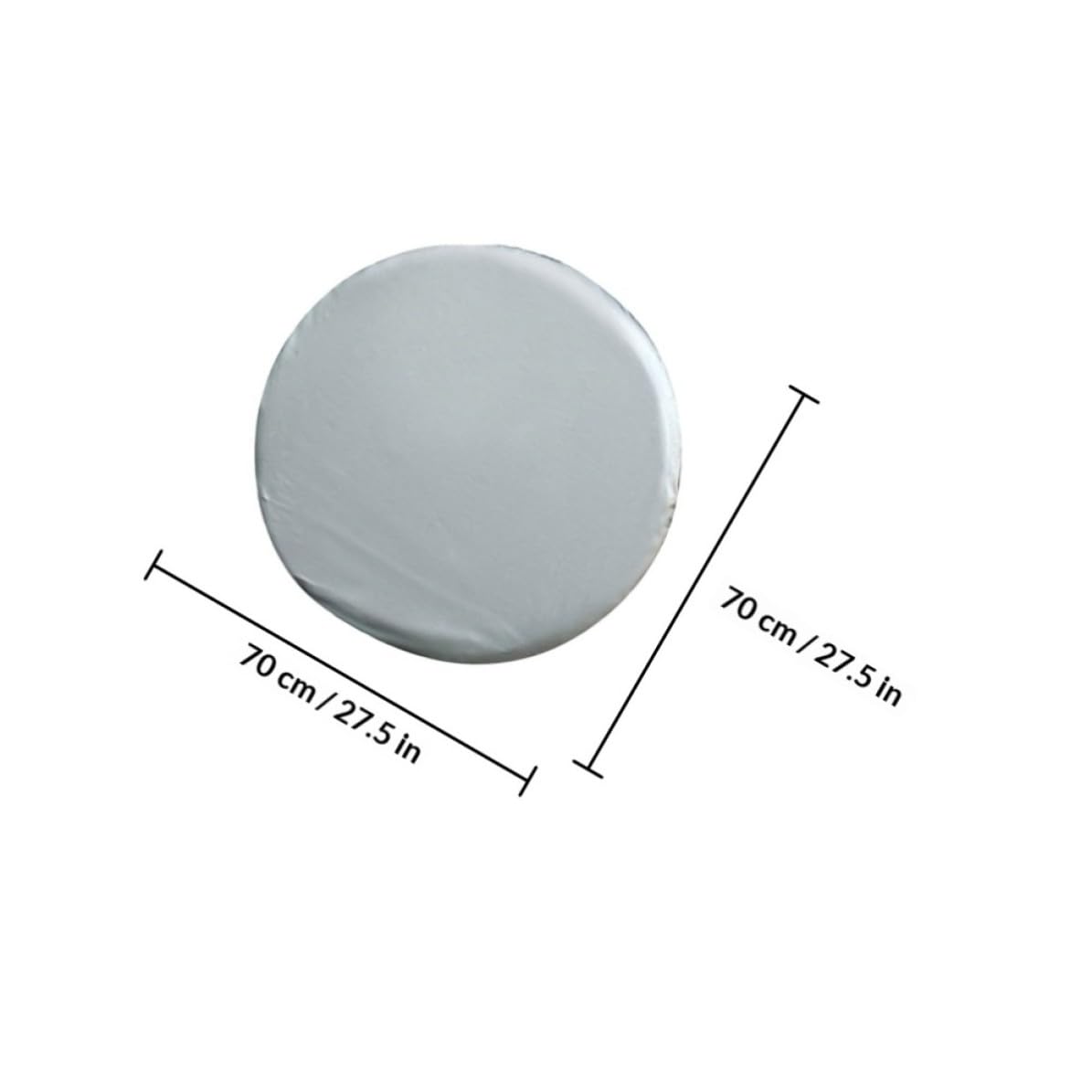 Protector de Llantas Resistente de Tela Oxford Plata 4 Fundas para Rueda para autocaravanas y caravanas 27-29 Pulgadas