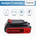 Masione 20v 2.5Ah Lithium-Ion Battery Replacement for Black and Decker 20-Volt MAX LBXR20 LB20 LBX20 LBXR2020-OPE LBXR20B-2 LB2X4020 Black&Decker 20v Lithium Battery