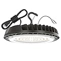 HYPERLITE LED High Bay Light 150W 21,000 lm 5000K LED UFO Light 5' Cable with US Plug for Factory Warehouse Workshop Gym Barn Garage 2024 NEW ETL Listed